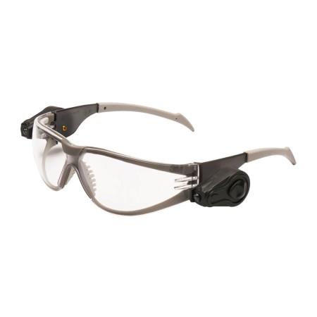 Lunette transparente PELTOR + led