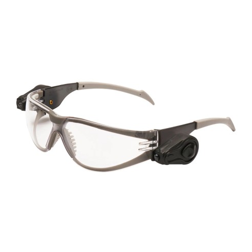 Lunette transparente PELTOR + led