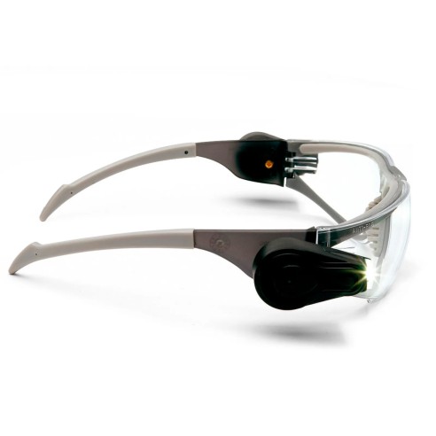 Lunette transparente PELTOR + led