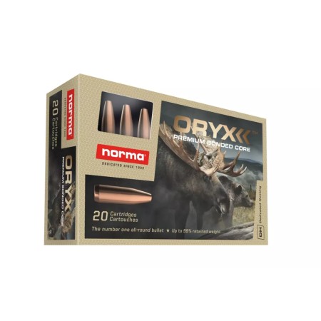 CARTOUCHE NORMA calibre 8X57JRS ORYX 196GR x20