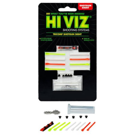 Guidon HI VIZ Tricomp shotgun sight 6 fibres en set
