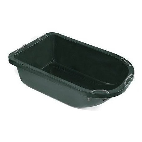 Bac Luge vert avec anse 100x70x30