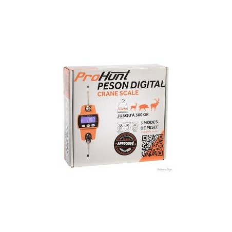 Peson digital PROHUNT max 300 kg