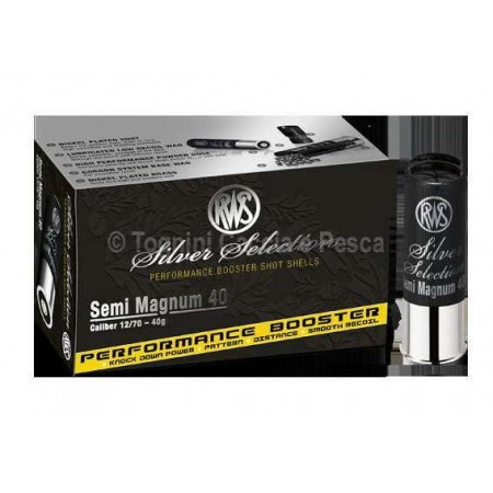 CARTOUCHE RWS SILVER SELECTION SEMI MAG 40g N°4 calibre...