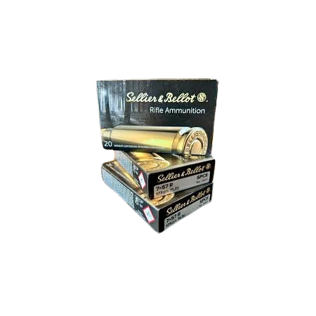 Cartouches Sellier & Bellot calibre 7X57R 11.2grs 173grs x20