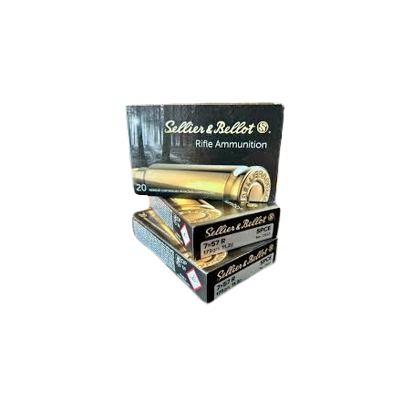 Cartouches Sellier & Bellot calibre 7X57R 11.2grs 173grs x20