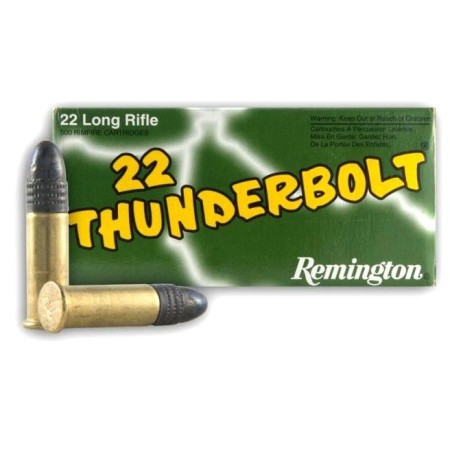 CARTOUCHES REMINGTON THUNDERBOLT HV CALIBRE 22LR X 50