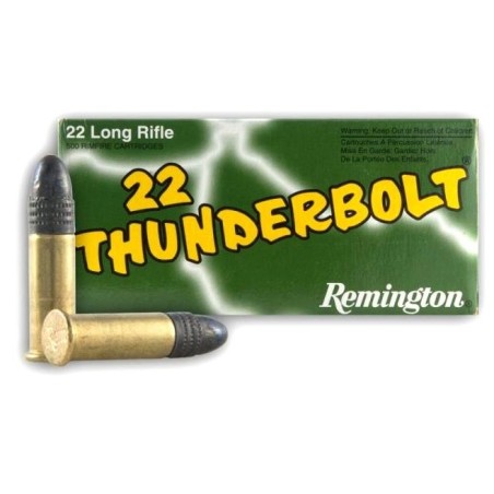 CARTOUCHES REMINGTON THUNDERBOLT HV CALIBRE 22LR X 50