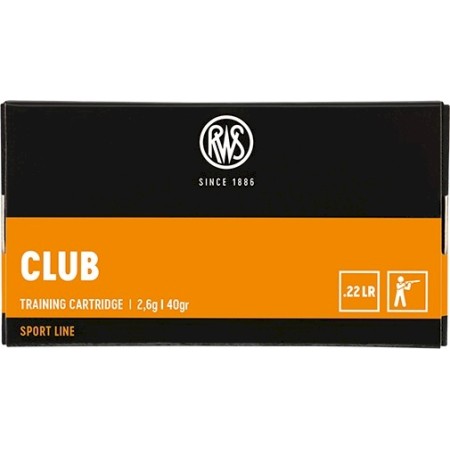 CARTOUCHES RWS calibre 22LR CLUB x50