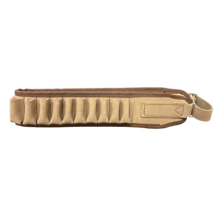 Cartouchière en croute calibre 12 x20 tubes