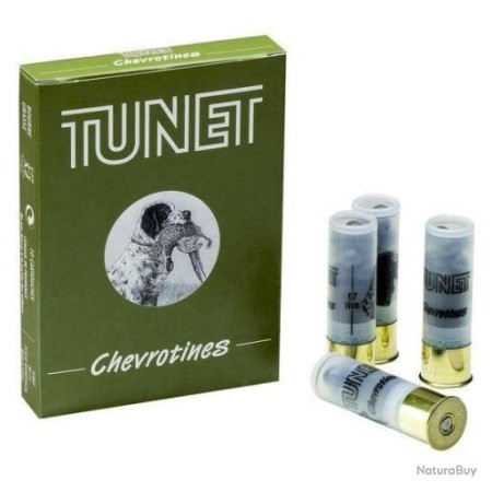 CARTOUCHES TUNET CHEVROTINES Calibre 16/67 9grs bg x10