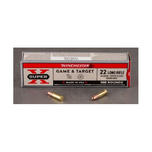 CARTOUCHE WINCHESTER SUPER-X CALIBRE 22LR 40GR...