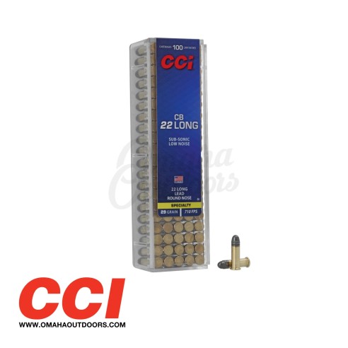 CARTOUCHES CCI CB 22 LONG LEAD ROUND NOSE X 100