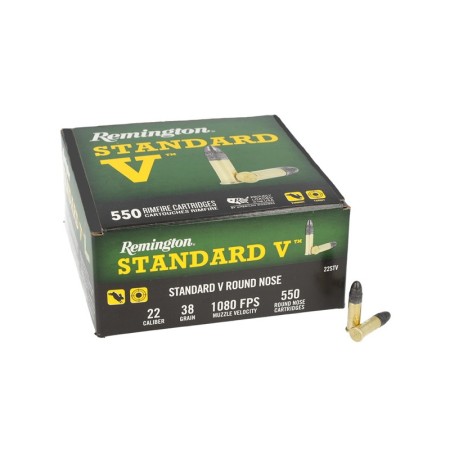 CARTOUCHES REMINGTON 22LR STANDARD V 38G HP 550