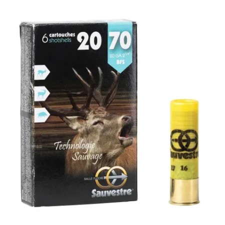CARTOUCHES SAUVESTRE CALIBRE 20/70 X6