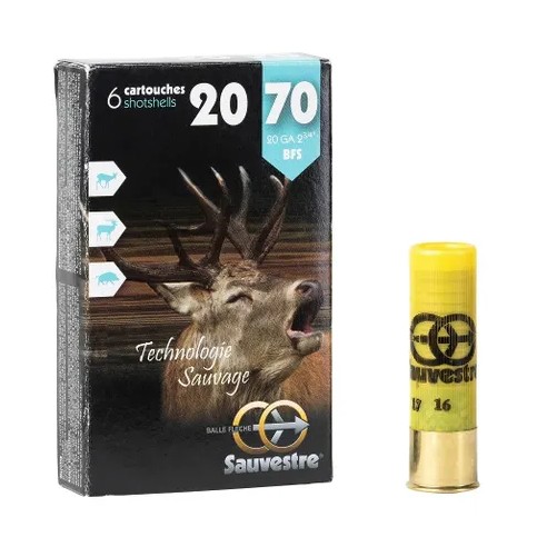 CARTOUCHES SAUVESTRE CALIBRE 20/70 X6