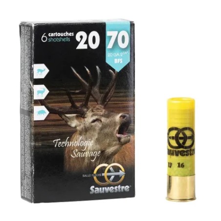 CARTOUCHES SAUVESTRE CALIBRE 20/70 X6