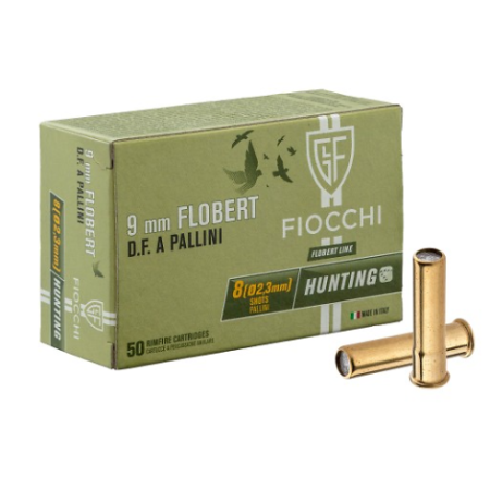 CARTOUCHES FIOCCHI 9MM FLOBERT n°8 X50
