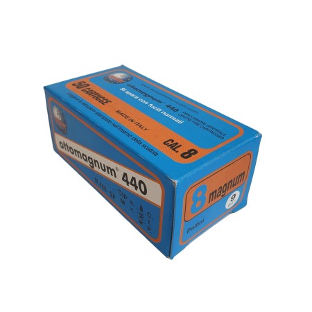 CARTOUCHES OTTOMAGNUM CALIBRE 8MM MAGNUM PB9 X50