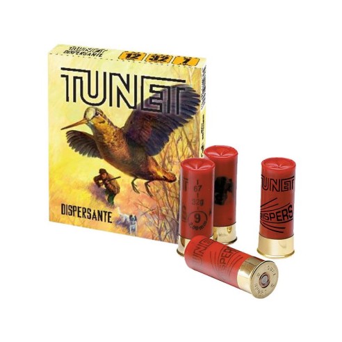 CARTOUCHES TUNET DISPERSANTE calibre 12/67 32g...