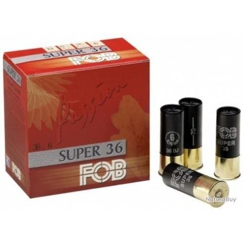 CARTOUCHES FOB SUPER calibre 12/70 36g bj n°5 x25
