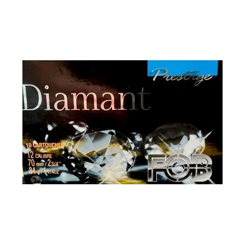CARTOUCHE FOB DIAMANT calibre 12/70 bj 34g n°2 x10