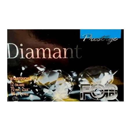 CARTOUCHE FOB DIAMANT calibre 12/70 bj 34g n°2 x10