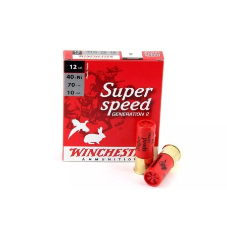 CARTOUCHES WINCHESTER SUPER SPEED G2 12/70 40G n°6 x10