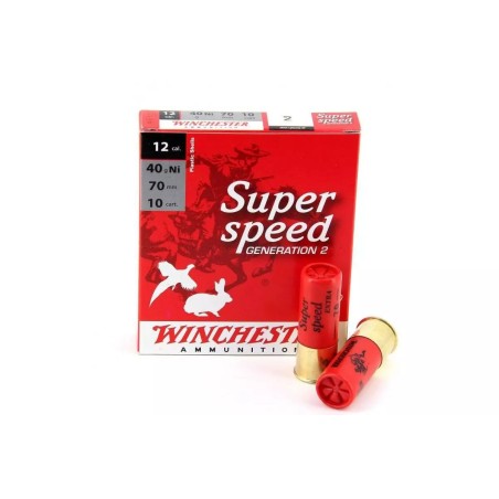 CARTOUCHES WINCHESTER SUPER SPEED G2 12/70 40G n°6 x10