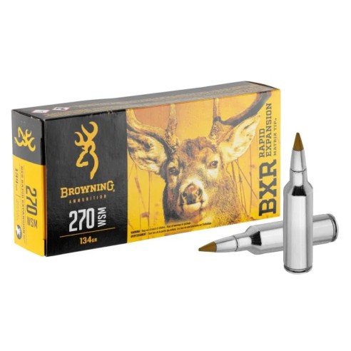 Cartouche BROWNING 270WSM BXR 134grs x20