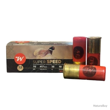 CARTOUCHE WINCHESTER SUPER SPEED calibre 12/70 36g bj n°6...
