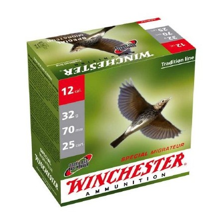 CARTOUCHES WINCHESTER MIGRATEUR calibre 12/67 32g BJ...