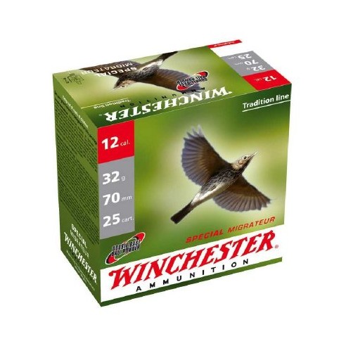 CARTOUCHES WINCHESTER MIGRATEUR calibre 12/67...