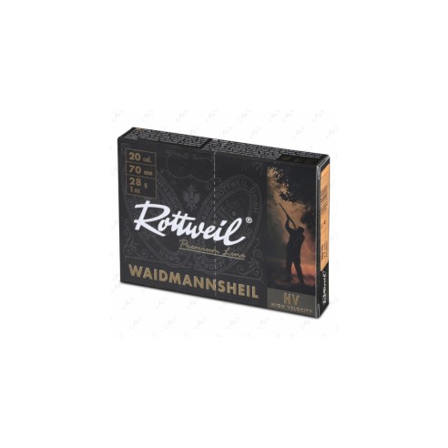 CARTOUCHE ROTTWEIL WAIDMANNSHEIL calibre 12/70...