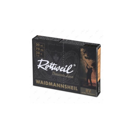 CARTOUCHE ROTTWEIL WAIDMANNSHEIL calibre 12/70 36g n°7 x10