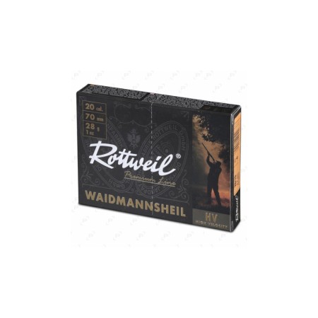 CARTOUCHE ROTTWEIL WAIDMANNSHE calibre 12/70 36g n°2 x10