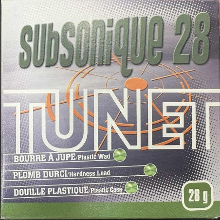 CARTOUCHES TUNET TOP SUBSONIC calibre 12/70 28g n°9 bj x25