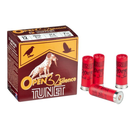 CARTOUCHE TUNET OPEN 32g SUBSONIC calibre 12/70 bj n°7.5 x25