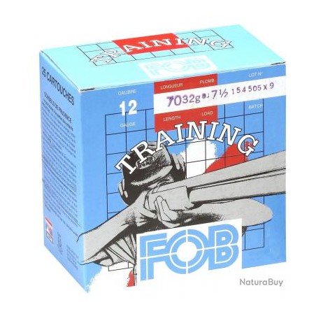 CARTOUCHES FOB TRAINING calibre 12/70 32g BJ n°9 x25