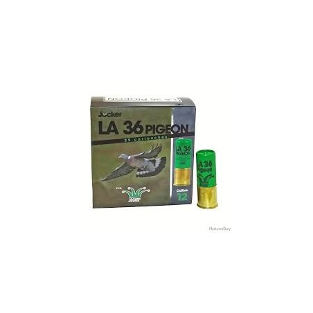 CARTOUCHE JOCKER LA 36 PIGEON 36g calibre 12/70 BJ n°6 x25