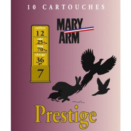 CARTOUCHES MARY ARM PRESTIGE calibre 12/70 36g n°4 x10