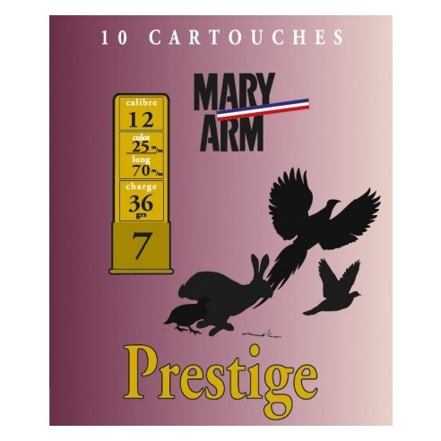 CARTOUCHES MARY ARM PRESTIGE calibre 12/70 36g...