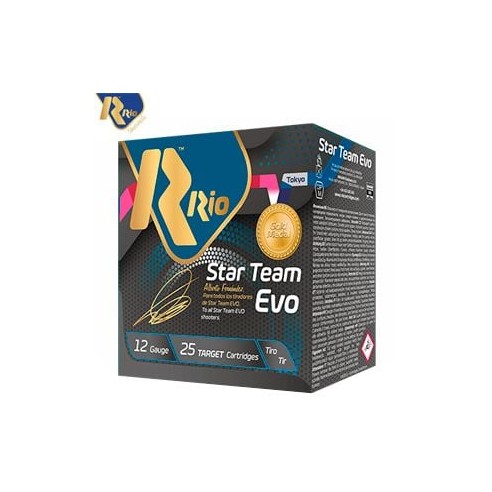 CARTOUCHE RIO STAR TEAM EVO calibre 12/70 28g...