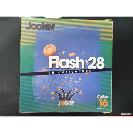 CARTOUCHES JOCKER FLASH 28 calibre 12/70 28g BJ n°9 x25