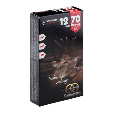 CARTOUCHES SAUVESTRE SEMI Magnum calibre 12/70 x6