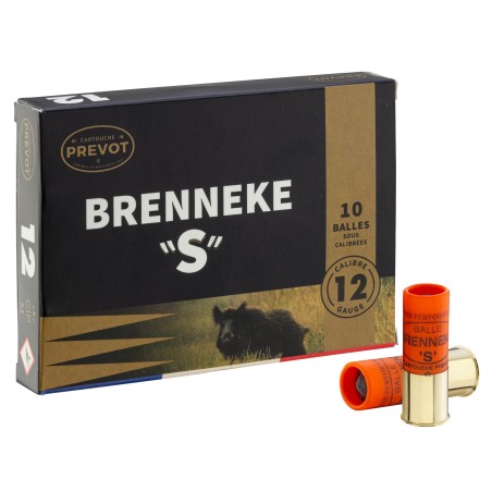 CARTOUCHES BRENNEKE S calibre 12/70 24g x10
