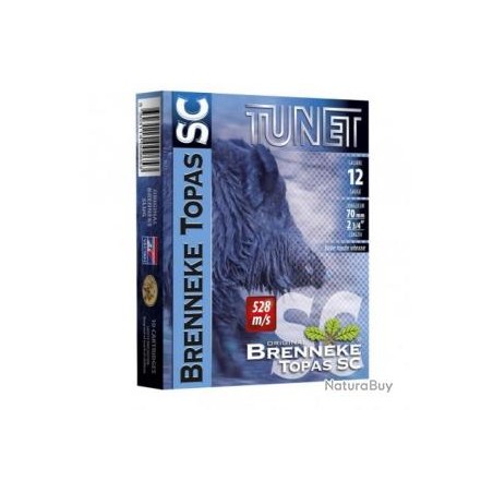 CARTOUCHE TUNET BRENNEKE TOPAS SC calibre 12/70 x10