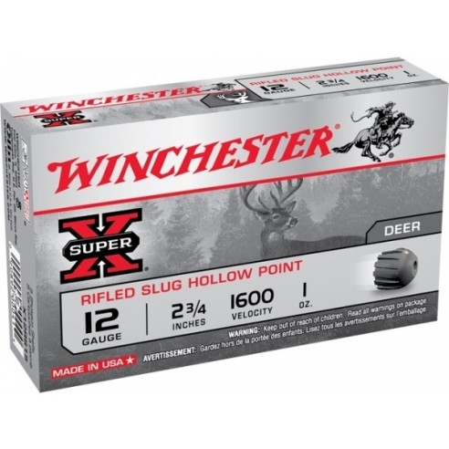 CARTOUCHES WINCHESTER SLUG SUPER X 12/70 /5