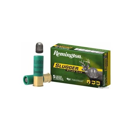 CARTOUCHES REMINGTON SLUGGER  calibre 12 x5