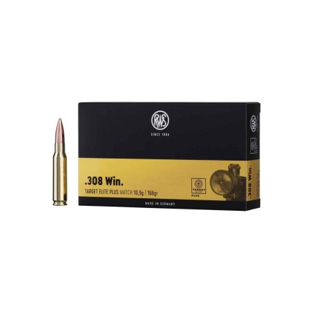 CARTOUCHE RWS 308WIN TARGET ELITE PLUS calibre 308 win...